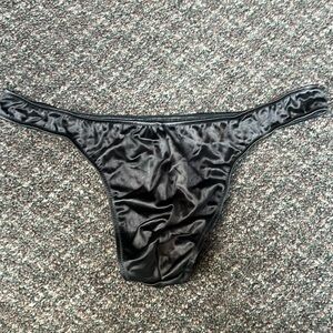 Fagioni thong underwear, grey and os.